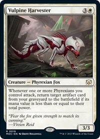 Vulpine Harvester, Commander: March of the Machine