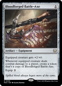 Bloodforged Battle-Axe, Commander: March of the Machine