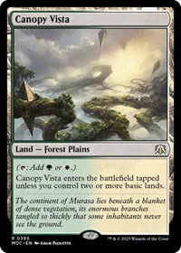 Canopy Vista, Commander: March of the Machine