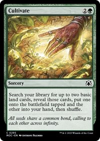 Cultivate, Commander: March of the Machine