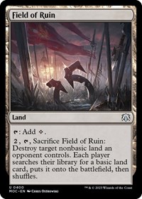 Field of Ruin, Commander: March of the Machine