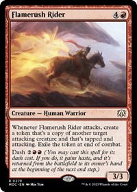 Flamerush Rider, Commander: March of the Machine