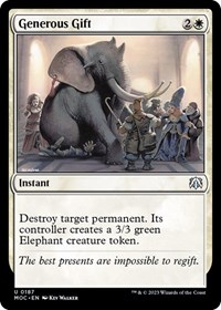 Generous Gift, Commander: March of the Machine