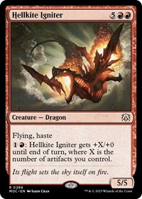 Hellkite Igniter, Commander: March of the Machine