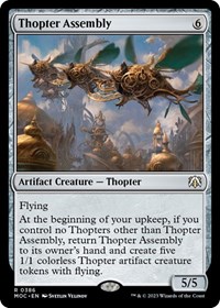 Thopter Assembly, Commander: March of the Machine