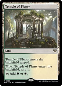 Temple of Plenty, Commander: March of the Machine