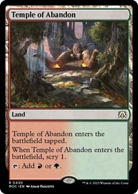 Temple of Abandon, Commander: March of the Machine