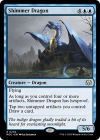 Shimmer Dragon, Commander: March of the Machine