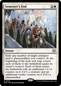 Semester's End, Commander: March of the Machine