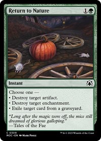 Return to Nature, Commander: March of the Machine