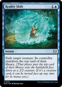 Reality Shift, Commander: March of the Machine