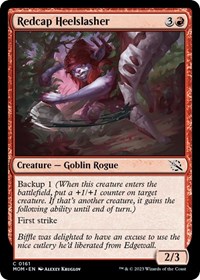Redcap Heelslasher, March of the Machine