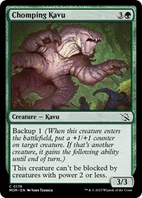 Chomping Kavu, March of the Machine