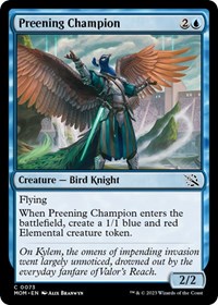 Preening Champion, March of the Machine