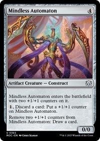 Mindless Automaton, Commander: March of the Machine
