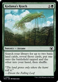 Kodama's Reach, Commander: March of the Machine
