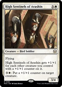 High Sentinels of Arashin, Commander: March of the Machine