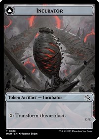 Incubator (0018) // Phyrexian (0018) Double-Sided Token, March of the Machine