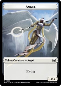 Angel // Demon Double-Sided Token, Commander: March of the Machine