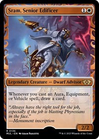 Sram, Senior Edificer (Halo Foil), March of the Machine: Multiverse Legends