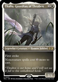 Thalia, Guardian of Thraben (Foil Etched), March of the Machine: Multiverse Legends