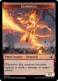 Elemental // Elemental Double-sided Token, Commander: March of the Machine
