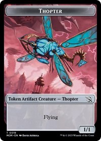 Thopter // Beast Double-sided Token, March of the Machine