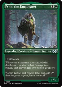 Fynn, the Fangbearer (Foil Etched), March of the Machine: Multiverse Legends