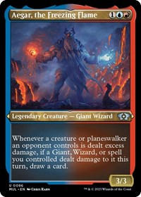 Aegar, the Freezing Flame (Foil Etched), March of the Machine: Multiverse Legends
