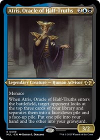 Atris, Oracle of Half-Truths (Foil Etched), March of the Machine: Multiverse Legends