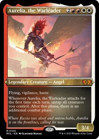 Aurelia, the Warleader (Foil Etched), March of the Machine: Multiverse Legends