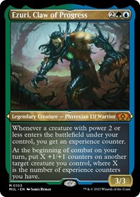 Ezuri, Claw of Progress (Foil Etched), March of the Machine: Multiverse Legends