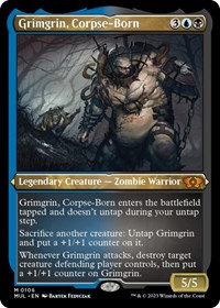 Grimgrin, Corpse-Born (Foil Etched), March of the Machine: Multiverse Legends