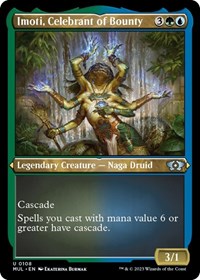 Imoti, Celebrant of Bounty (Foil Etched), March of the Machine: Multiverse Legends