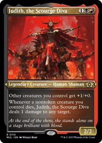 Judith, the Scourge Diva (Foil Etched), March of the Machine: Multiverse Legends