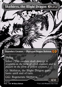 Skithiryx, the Blight Dragon (Halo Foil), March of the Machine: Multiverse Legends