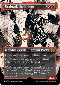 Urabrask the Hidden (Halo Foil), March of the Machine: Multiverse Legends