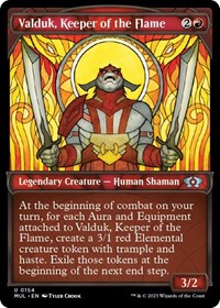 Valduk, Keeper of the Flame (Halo Foil), March of the Machine: Multiverse Legends