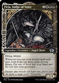 Firja, Judge of Valor (Halo Foil), March of the Machine: Multiverse Legends