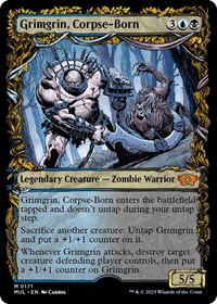 Grimgrin, Corpse-Born (Halo Foil), March of the Machine: Multiverse Legends