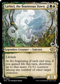 Lathiel, the Bounteous Dawn (Halo Foil), March of the Machine: Multiverse Legends