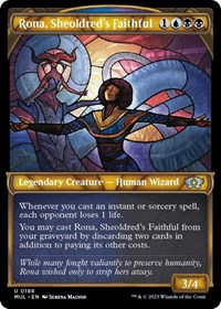 Rona, Sheoldred's Faithful (Halo Foil), March of the Machine: Multiverse Legends