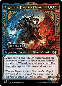 Aegar, the Freezing Flame (Serial Numbered), March of the Machine: Multiverse Legends