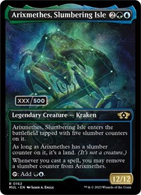 Arixmethes, Slumbering Isle (Serial Numbered), March of the Machine: Multiverse Legends