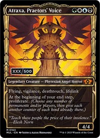 Atraxa, Praetors' Voice (Serial Numbered), March of the Machine: Multiverse Legends