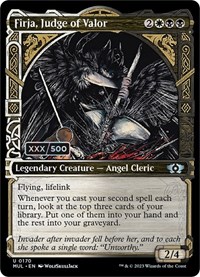 Firja, Judge of Valor (Serial Numbered), March of the Machine: Multiverse Legends