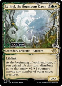 Lathiel, the Bounteous Dawn (Serial Numbered), March of the Machine: Multiverse Legends