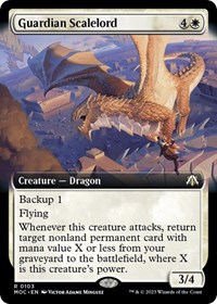 Guardian Scalelord (Extended Art), Commander: March of the Machine