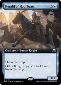 Herald of Hoofbeats (Extended Art), Commander: March of the Machine