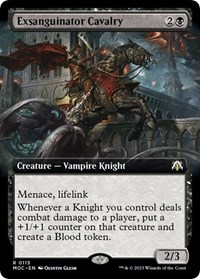Exsanguinator Cavalry (Extended Art), Commander: March of the Machine